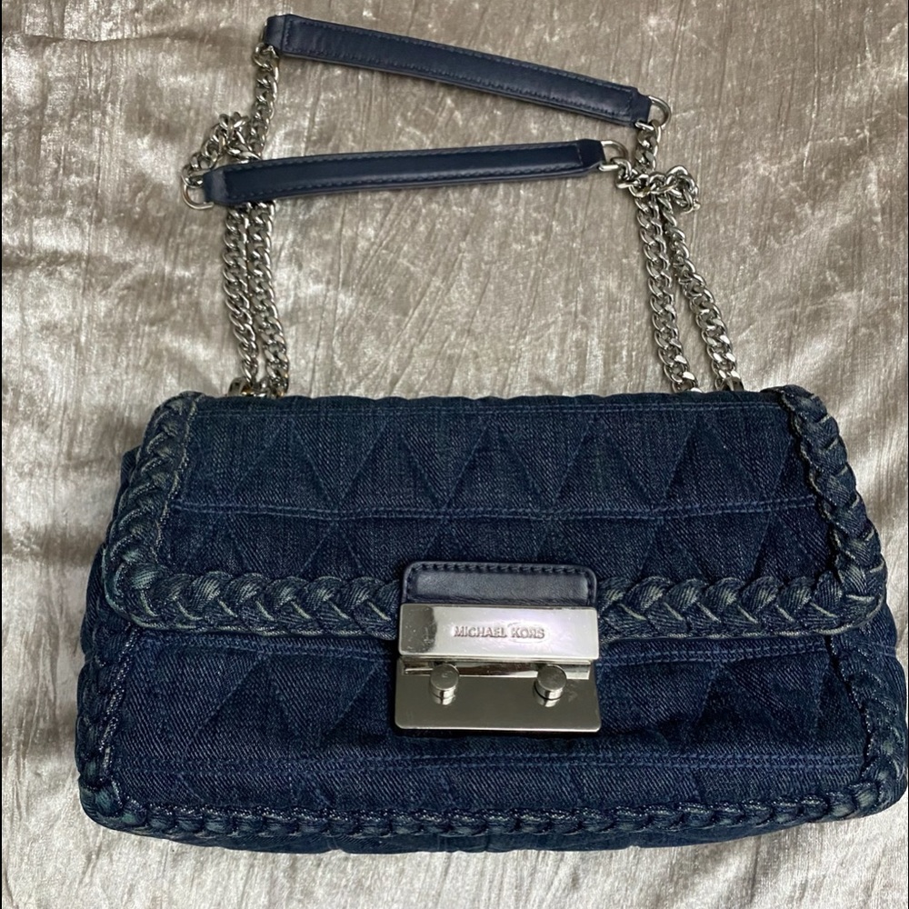 used shoulder bag, Jean material